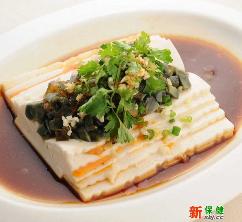 皮蛋+豆腐