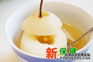 雪梨湯潤肺去燥