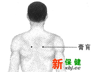 活動(dòng)膏肓穴,除掉一身病